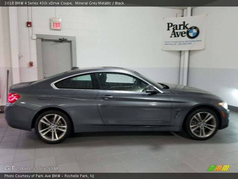 Mineral Grey Metallic / Black 2018 BMW 4 Series 430i xDrive Coupe