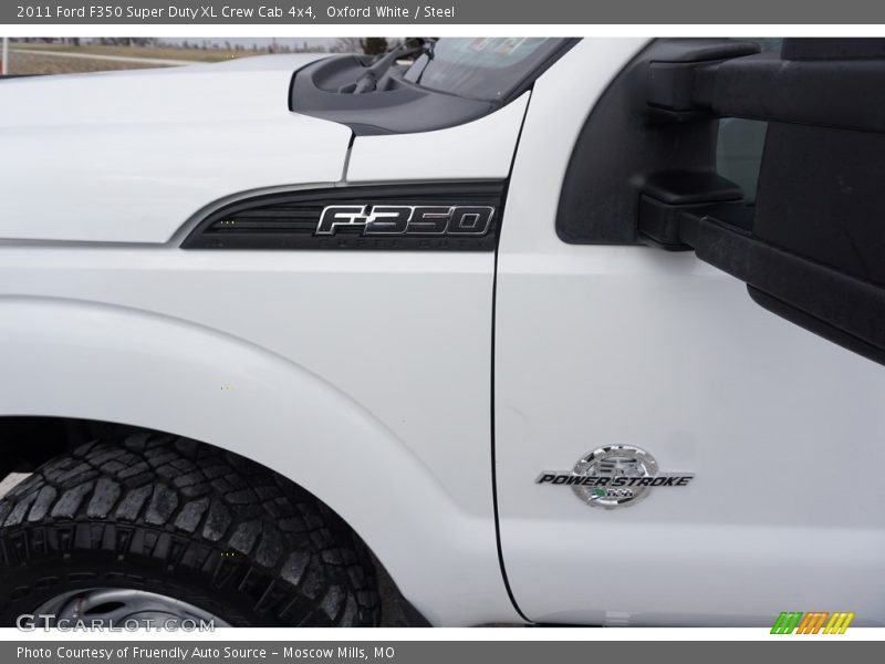 Oxford White / Steel 2011 Ford F350 Super Duty XL Crew Cab 4x4