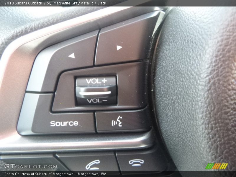 Magnetite Gray Metallic / Black 2018 Subaru Outback 2.5i