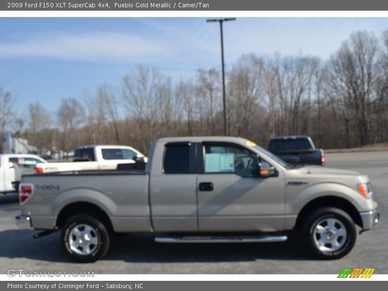 Pueblo Gold Metallic / Camel/Tan 2009 Ford F150 XLT SuperCab 4x4