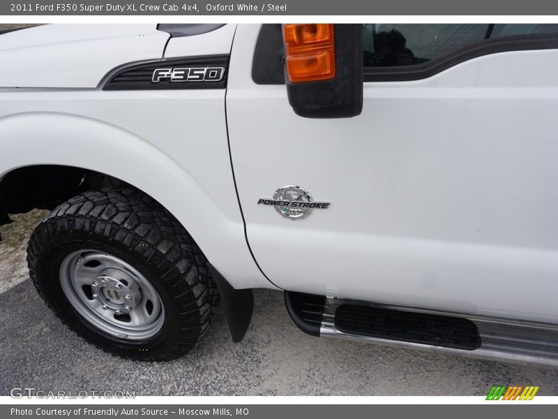 Oxford White / Steel 2011 Ford F350 Super Duty XL Crew Cab 4x4