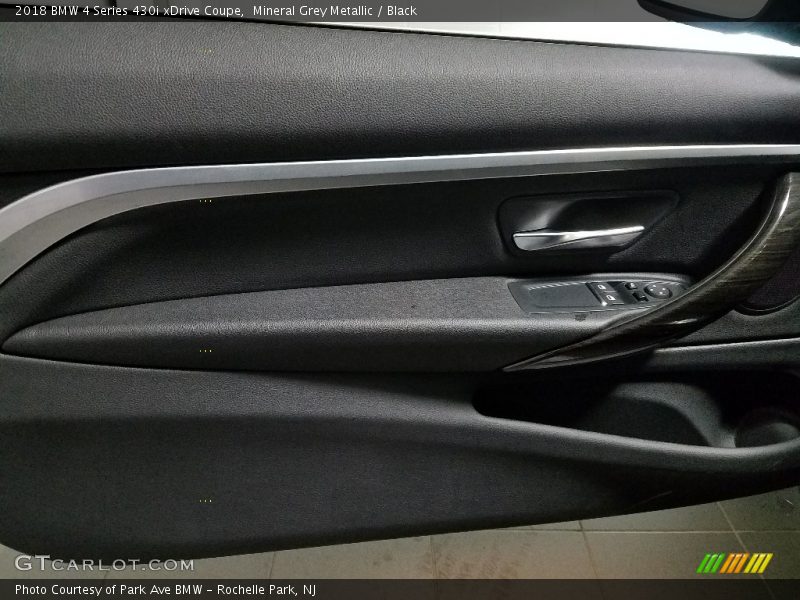 Mineral Grey Metallic / Black 2018 BMW 4 Series 430i xDrive Coupe