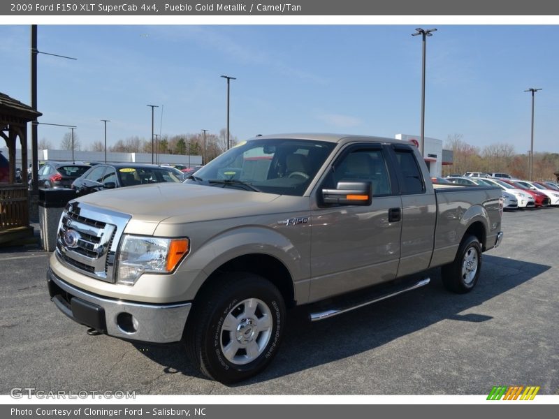Pueblo Gold Metallic / Camel/Tan 2009 Ford F150 XLT SuperCab 4x4