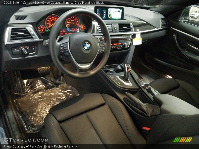 Mineral Grey Metallic / Black 2018 BMW 4 Series 430i xDrive Coupe
