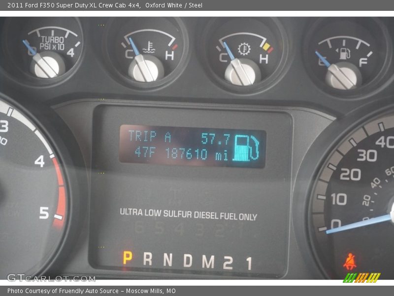 Oxford White / Steel 2011 Ford F350 Super Duty XL Crew Cab 4x4