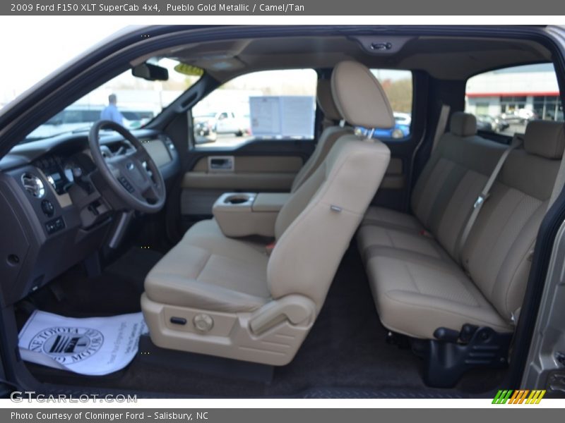Pueblo Gold Metallic / Camel/Tan 2009 Ford F150 XLT SuperCab 4x4
