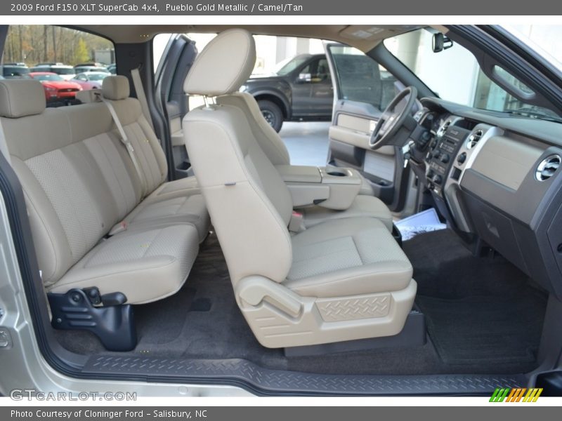 Pueblo Gold Metallic / Camel/Tan 2009 Ford F150 XLT SuperCab 4x4