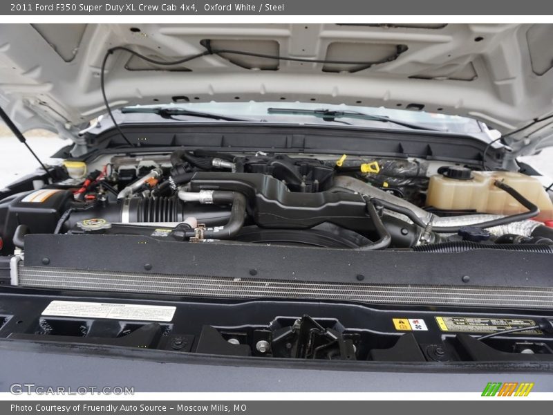Oxford White / Steel 2011 Ford F350 Super Duty XL Crew Cab 4x4