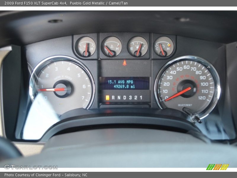 Pueblo Gold Metallic / Camel/Tan 2009 Ford F150 XLT SuperCab 4x4