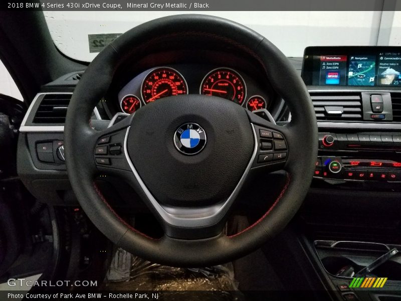 Mineral Grey Metallic / Black 2018 BMW 4 Series 430i xDrive Coupe