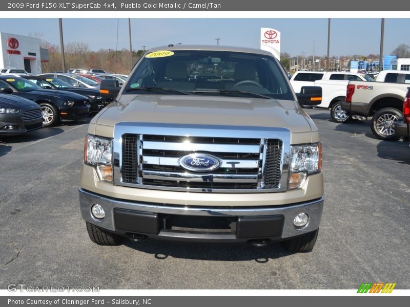 Pueblo Gold Metallic / Camel/Tan 2009 Ford F150 XLT SuperCab 4x4