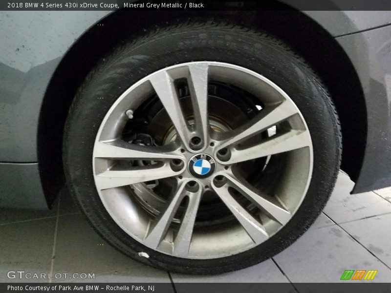 Mineral Grey Metallic / Black 2018 BMW 4 Series 430i xDrive Coupe