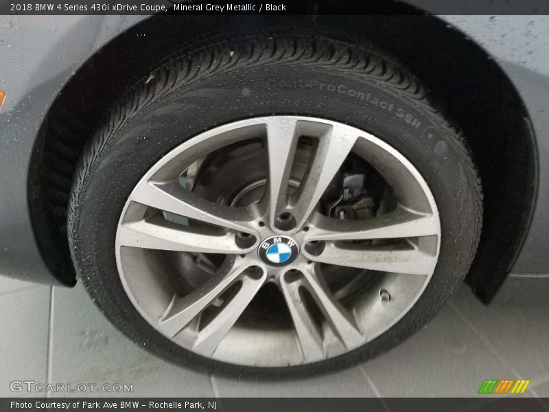 Mineral Grey Metallic / Black 2018 BMW 4 Series 430i xDrive Coupe