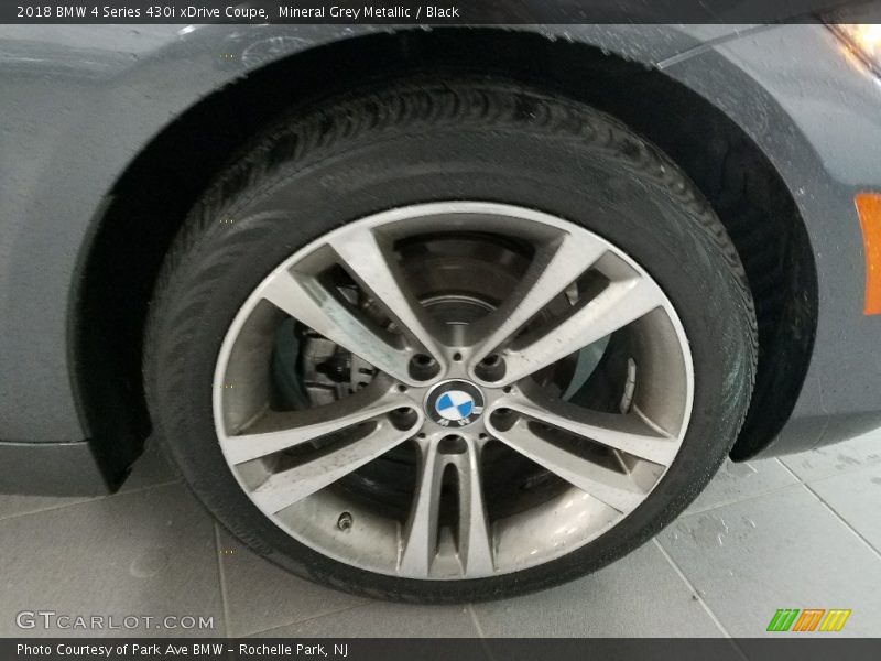 Mineral Grey Metallic / Black 2018 BMW 4 Series 430i xDrive Coupe