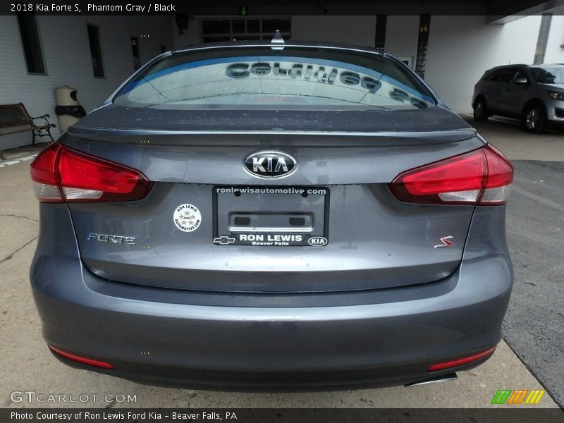 Phantom Gray / Black 2018 Kia Forte S