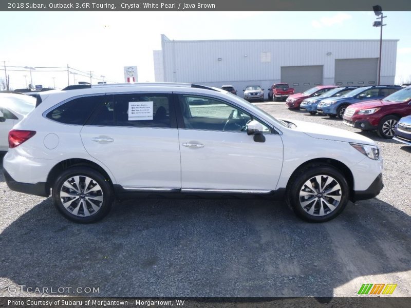 Crystal White Pearl / Java Brown 2018 Subaru Outback 3.6R Touring