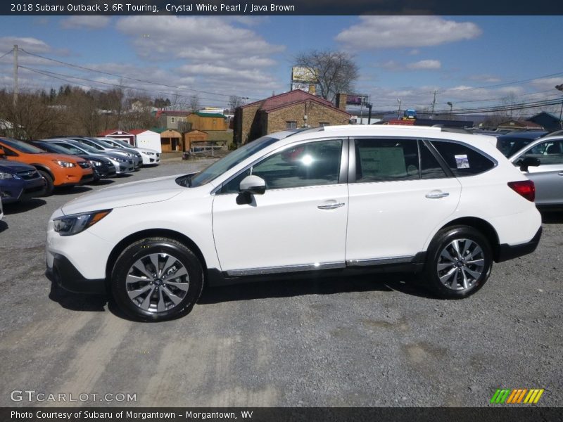 Crystal White Pearl / Java Brown 2018 Subaru Outback 3.6R Touring
