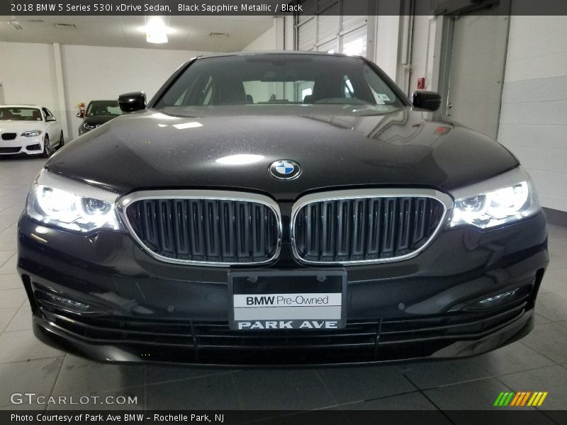 Black Sapphire Metallic / Black 2018 BMW 5 Series 530i xDrive Sedan