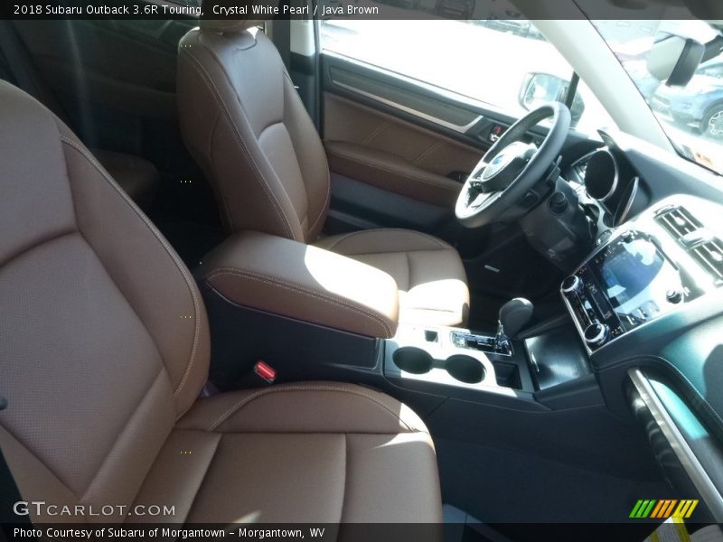 Crystal White Pearl / Java Brown 2018 Subaru Outback 3.6R Touring