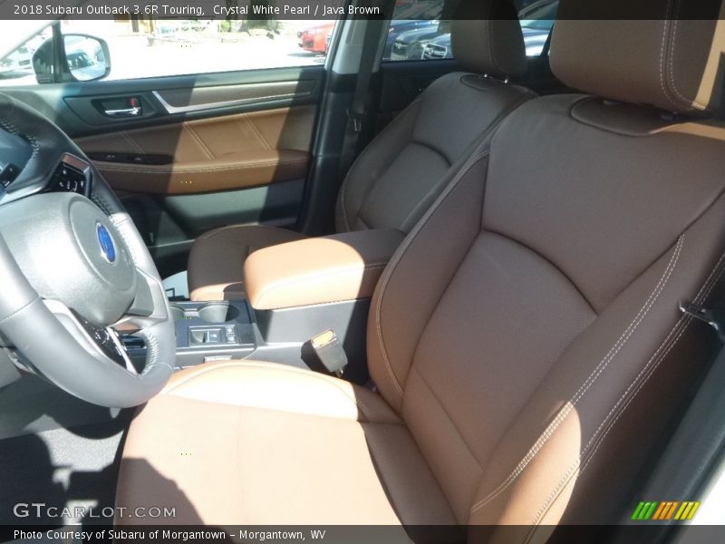 Crystal White Pearl / Java Brown 2018 Subaru Outback 3.6R Touring