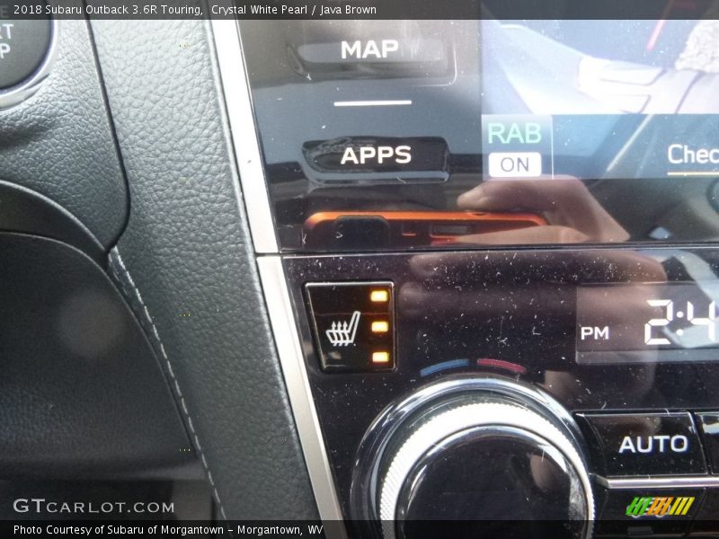 Crystal White Pearl / Java Brown 2018 Subaru Outback 3.6R Touring