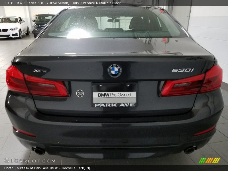 Dark Graphite Metallic / Black 2018 BMW 5 Series 530i xDrive Sedan