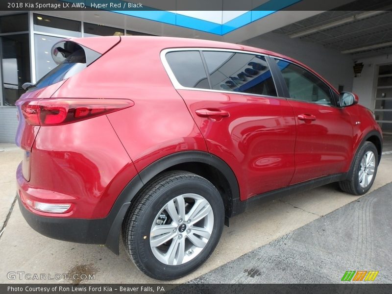 Hyper Red / Black 2018 Kia Sportage LX AWD