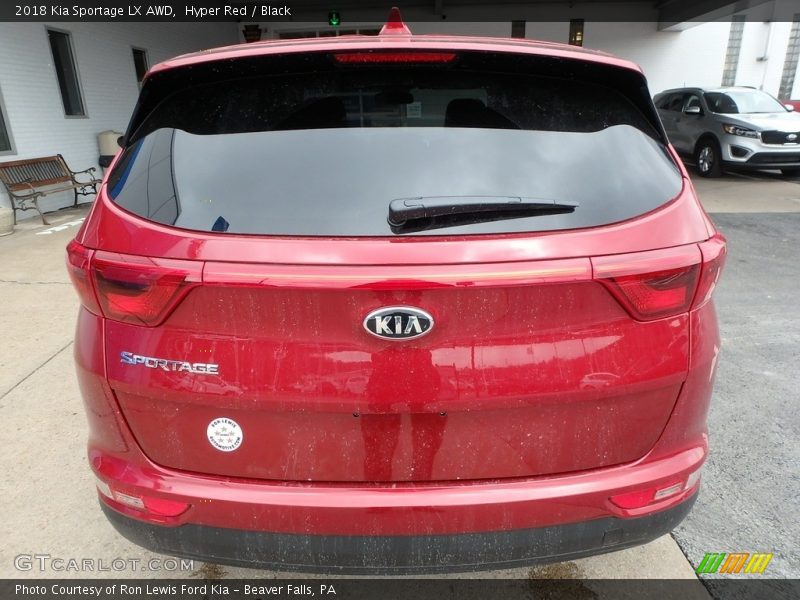 Hyper Red / Black 2018 Kia Sportage LX AWD