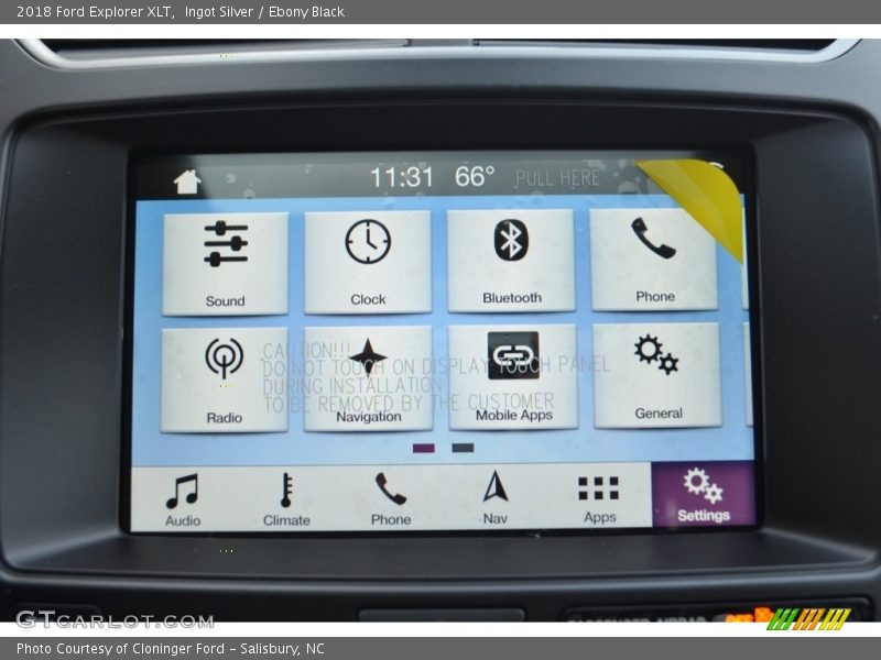 Ingot Silver / Ebony Black 2018 Ford Explorer XLT