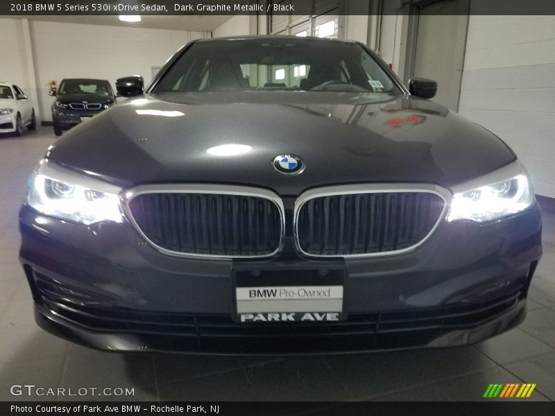 Dark Graphite Metallic / Black 2018 BMW 5 Series 530i xDrive Sedan