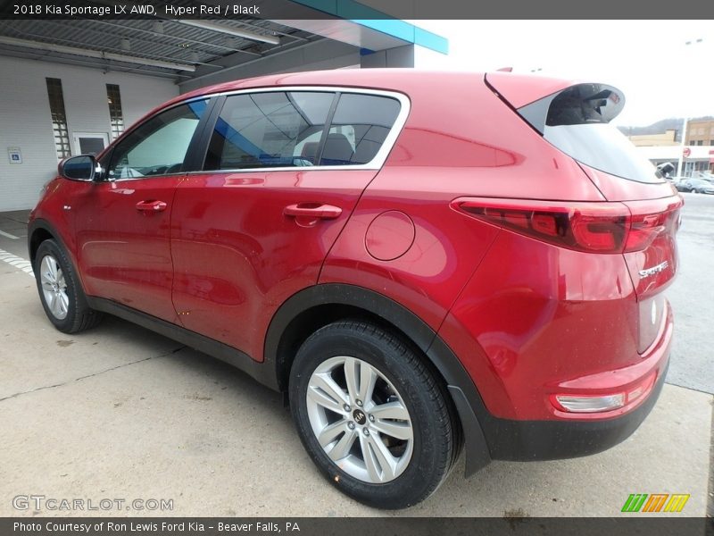 Hyper Red / Black 2018 Kia Sportage LX AWD