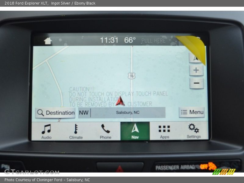 Ingot Silver / Ebony Black 2018 Ford Explorer XLT