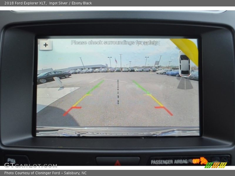 Ingot Silver / Ebony Black 2018 Ford Explorer XLT