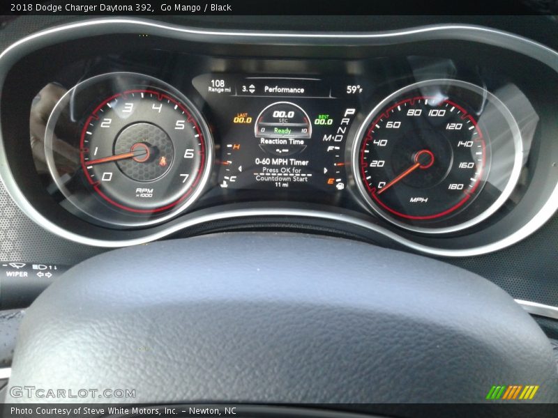 Go Mango / Black 2018 Dodge Charger Daytona 392