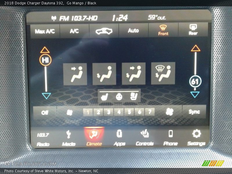 Go Mango / Black 2018 Dodge Charger Daytona 392