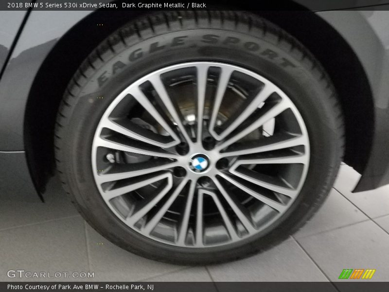 Dark Graphite Metallic / Black 2018 BMW 5 Series 530i xDrive Sedan