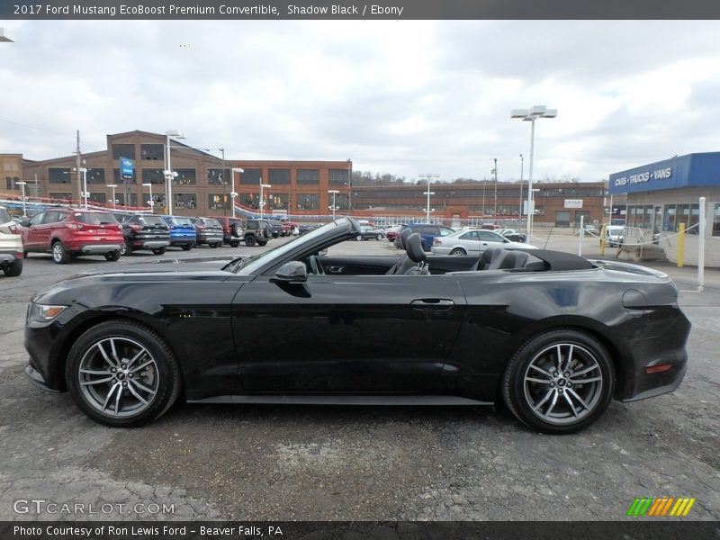  2017 Mustang EcoBoost Premium Convertible Shadow Black