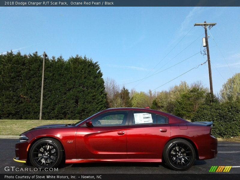 Octane Red Pearl / Black 2018 Dodge Charger R/T Scat Pack
