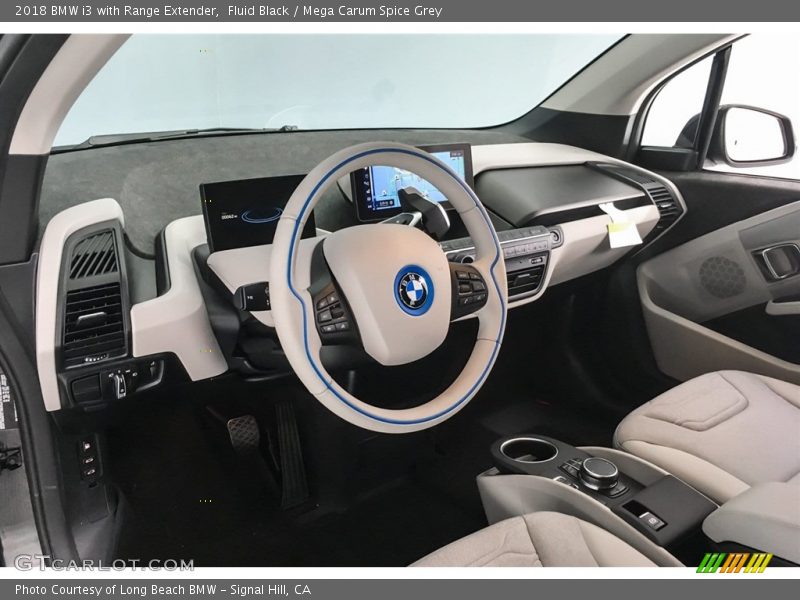 Fluid Black / Mega Carum Spice Grey 2018 BMW i3 with Range Extender