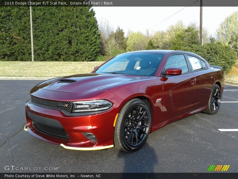Octane Red Pearl / Black 2018 Dodge Charger R/T Scat Pack