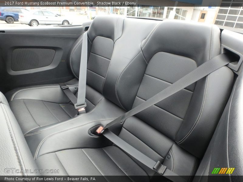 Shadow Black / Ebony 2017 Ford Mustang EcoBoost Premium Convertible