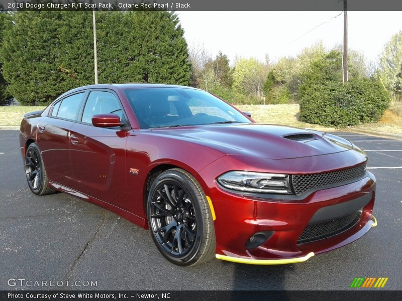 Octane Red Pearl / Black 2018 Dodge Charger R/T Scat Pack