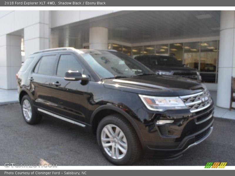 Shadow Black / Ebony Black 2018 Ford Explorer XLT 4WD