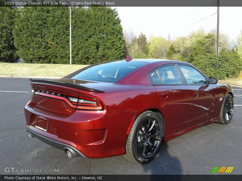 Octane Red Pearl / Black 2018 Dodge Charger R/T Scat Pack