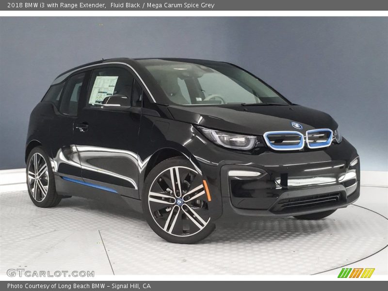 Fluid Black / Mega Carum Spice Grey 2018 BMW i3 with Range Extender