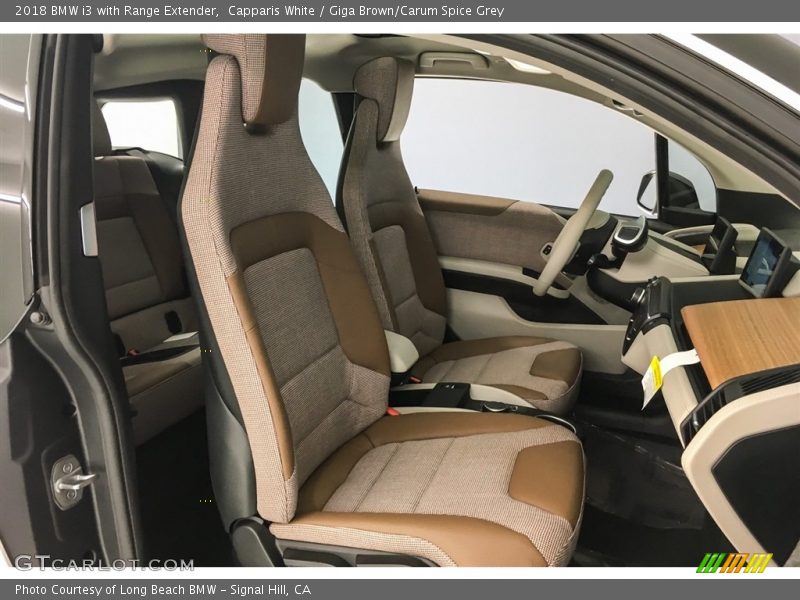  2018 i3 with Range Extender Giga Brown/Carum Spice Grey Interior