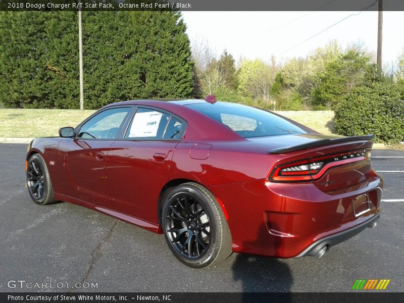 Octane Red Pearl / Black 2018 Dodge Charger R/T Scat Pack