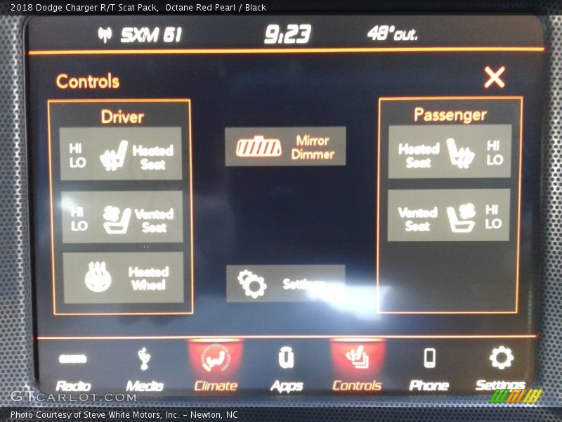 Octane Red Pearl / Black 2018 Dodge Charger R/T Scat Pack