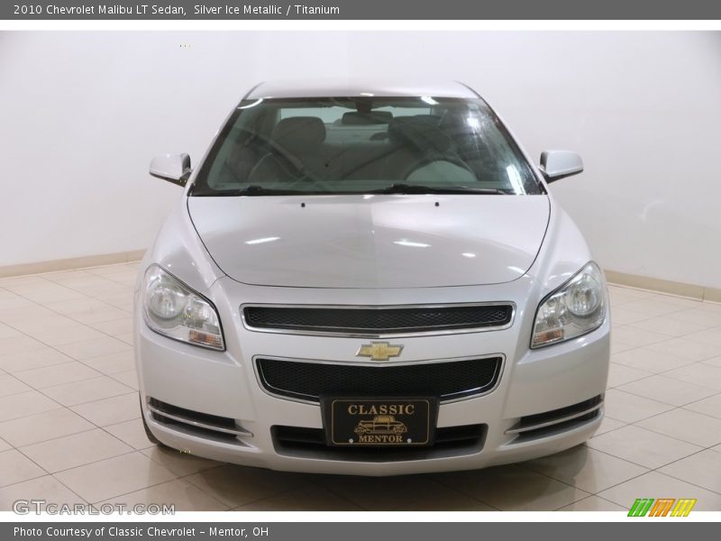 Silver Ice Metallic / Titanium 2010 Chevrolet Malibu LT Sedan