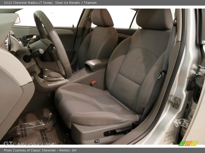 Silver Ice Metallic / Titanium 2010 Chevrolet Malibu LT Sedan